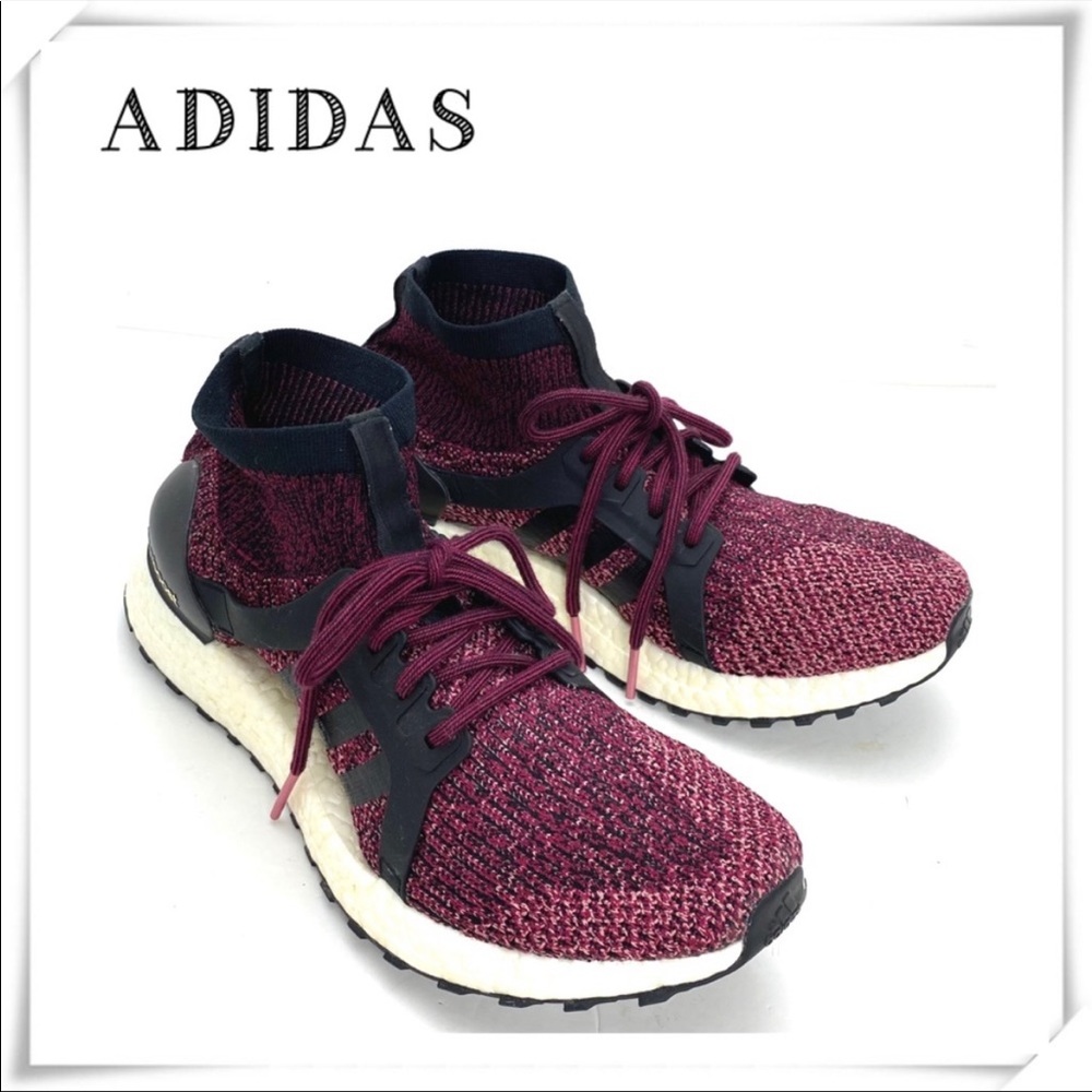 Adidas UltraBoost X All Terrain Sneaker Knit Socks Size 9.5